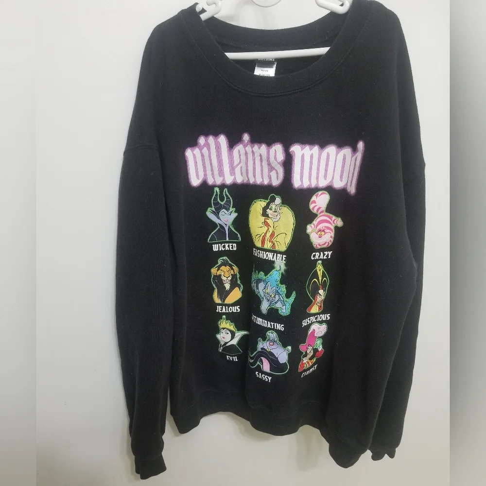 EUC Villian's Mood black sweatshirt - Picture 1 of 6